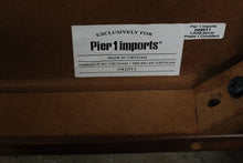 Load image into Gallery viewer, Pier 1 Imports Wood End Table with Drawer and Decorative Shelf
