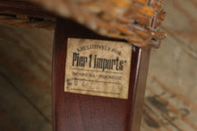 Load image into Gallery viewer, Pier 1 Imports Handwoven Rattan Armchair with Wood Frame
