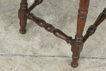 Load image into Gallery viewer, Antique Style Wood Drop Leaf Side Table with Turned Legs
