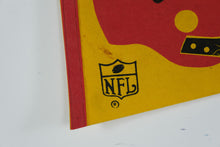 Load image into Gallery viewer, Kansas City Chiefs NFL Vintage Felt Football Pennant 12 x 30
