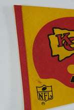 Load image into Gallery viewer, Kansas City Chiefs NFL Vintage Felt Football Pennant 12 x 30
