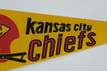 Load image into Gallery viewer, Kansas City Chiefs NFL Vintage Felt Football Pennant 12 x 30
