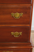 Load image into Gallery viewer, Pennsylvania House Solid Wood Cherry Chest of Drawers Tall Dresser
