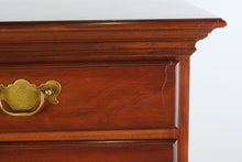 Load image into Gallery viewer, Pennsylvania House Solid Wood Cherry Chest of Drawers Tall Dresser
