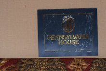 Load image into Gallery viewer, Pennsylvania House Chippendale Style Upholstered Sofa in Red Damask
