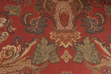 Load image into Gallery viewer, Pennsylvania House Chippendale Style Upholstered Sofa in Red Damask
