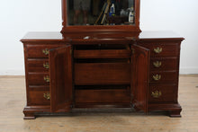 Load image into Gallery viewer, Pennsylvania House Solid Wood Traditional Triple Dresser with Mirror
