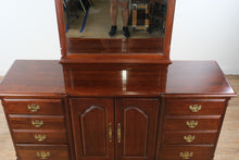 Load image into Gallery viewer, Pennsylvania House Solid Wood Traditional Triple Dresser with Mirror
