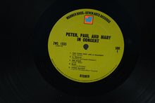Load image into Gallery viewer, Peter, Paul and Mary – In Concert (2xLP, 1964, Warner Bros. 1555, Stereo, Gatefold)
