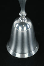 Load image into Gallery viewer, Kirk Pewter Handcrafted Table Bell – 5.5" Vintage Polished Pewter Call Bell
