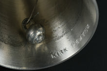 Load image into Gallery viewer, Kirk Pewter Handcrafted Table Bell – 5.5" Vintage Polished Pewter Call Bell
