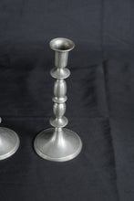 Load image into Gallery viewer, Vintage Lord Baltimore Pewter Weighted Candlesticks Pair 9 Inch Taper Candle Holders
