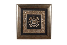 Load image into Gallery viewer, Pewter Medallion Framed Art
