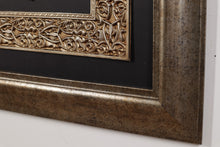 Load image into Gallery viewer, Pewter Medallion Framed Art
