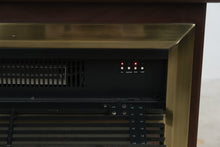 Load image into Gallery viewer, Philip Reinisch Hearthside Electric Fireplace and Lighted Curio Cabinet
