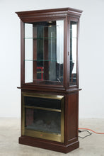 Load image into Gallery viewer, Philip Reinisch Hearthside Electric Fireplace and Lighted Curio Cabinet
