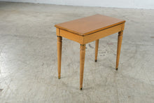 Load image into Gallery viewer, Wurlitzer Organ Bench Wood Storage Seat Brass Accents 26 x 14
