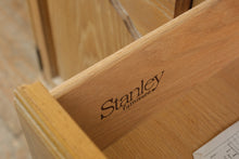 Load image into Gallery viewer, Stanley Pickled Oak China Cabinet Hutch French Provincial Display Cabinet
