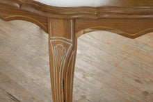 Load image into Gallery viewer, Stanley Furniture French Provincial Oak Dining Table and 6 Cane Back Chairs Pickled Finish
