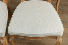 Load image into Gallery viewer, Stanley Furniture French Provincial Oak Dining Table and 6 Cane Back Chairs Pickled Finish
