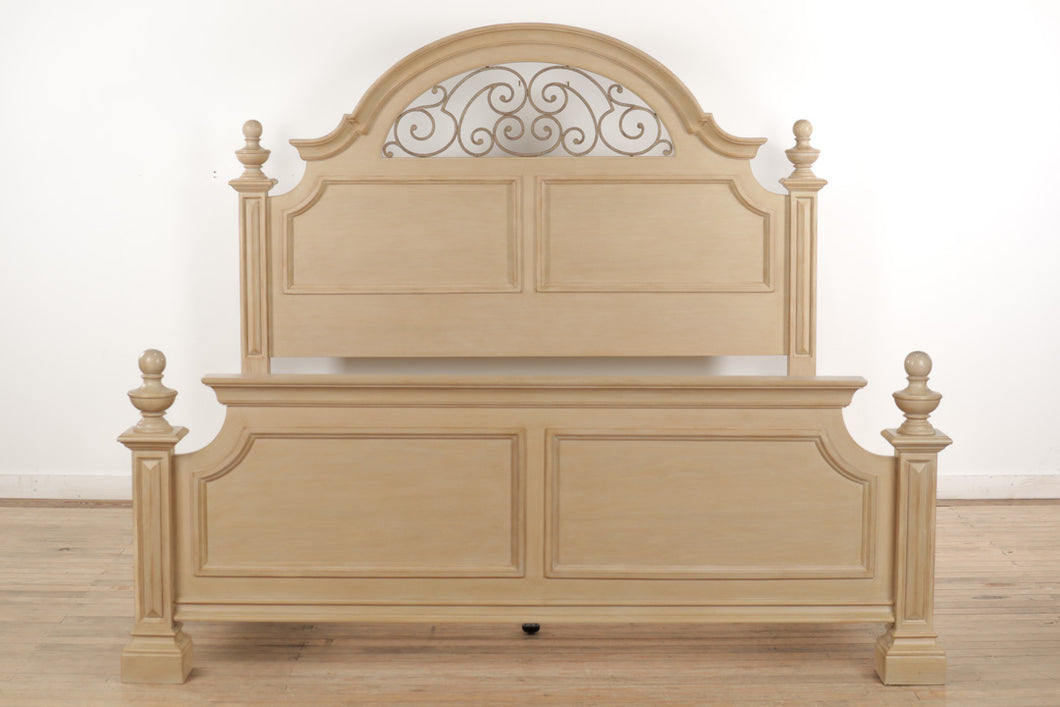 Pickled Oak Costa King Size Bed by Thomasville