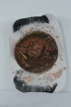 Load image into Gallery viewer, Patrick Crabb Ceramic Pictograph Plate 1989 Signed Wall Art Elaine Horwitch Gallery
