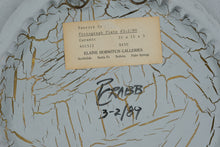 Load image into Gallery viewer, Patrick Crabb Ceramic Pictograph Plate 1989 Signed Wall Art Elaine Horwitch Gallery
