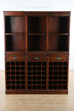 Load image into Gallery viewer, Pier 1 Solid Wood Wine Cabinet Hutch 55 Inch Triple Storage Unit
