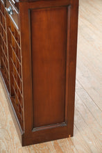 Load image into Gallery viewer, Pier 1 Solid Wood Wine Cabinet Hutch 55 Inch Triple Storage Unit
