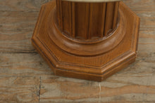 Load image into Gallery viewer, Marble-Top Pillared Pedestal Stand
