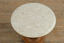 Load image into Gallery viewer, Marble-Top Pillared Pedestal Stand
