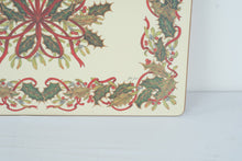 Load image into Gallery viewer, Pimpernel Festive Garland Placemats Set of 4 Cork Backed Christmas 16 x 12 England
