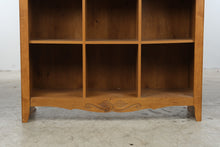 Load image into Gallery viewer, 9-Cubby Bookcase Display Shelf with Carved Floral Detail
