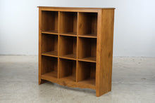 Load image into Gallery viewer, 9-Cubby Bookcase Display Shelf with Carved Floral Detail
