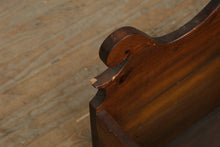 Load image into Gallery viewer, Antique Pine Wall Box with Decorative Crest

