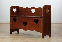 Load image into Gallery viewer, Pine Heart Storage Bench I
