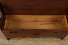 Load image into Gallery viewer, Pine Heart Storage Bench I
