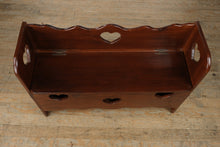 Load image into Gallery viewer, Pine Heart Storage Bench I
