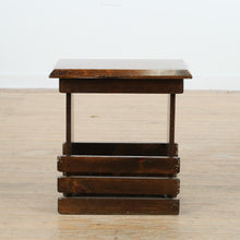 Load image into Gallery viewer, Vintage Pine Magazine Side Table
