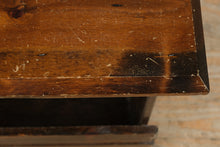 Load image into Gallery viewer, Vintage Pine Magazine Side Table
