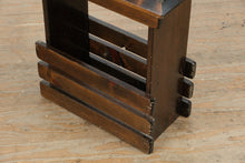 Load image into Gallery viewer, Vintage Pine Magazine Side Table
