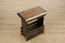 Load image into Gallery viewer, Vintage Pine Magazine Side Table
