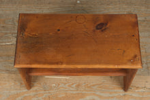 Load image into Gallery viewer, Vintage Pine Step Stool – Rustic Farmhouse
