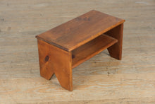 Load image into Gallery viewer, Vintage Pine Step Stool – Rustic Farmhouse
