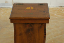 Load image into Gallery viewer, Good Morning Rooster Wooden Trash Can Country Farmhouse 26 Inch
