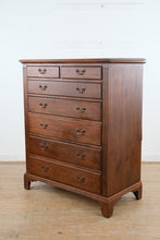 Load image into Gallery viewer, Solid Pine Tall Dresser Chest with Dovetail Drawers and Traditional Styling
