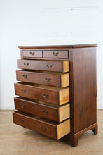 Load image into Gallery viewer, Solid Pine Tall Dresser Chest with Dovetail Drawers and Traditional Styling
