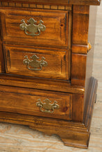 Load image into Gallery viewer, Bennington Pine 12-Drawer Dresser &amp; Mirror – Rustic Solid Wood w/ Brass Hardware
