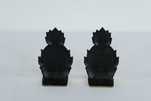Load image into Gallery viewer, Newport Brass Pineapple Bookends | Pair | Solid Brass | Hospitality Motif | 6” Tall
