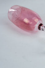 Load image into Gallery viewer, Pink Champagne Flutes Etched Scroll Design Clear Stems Set of 4
